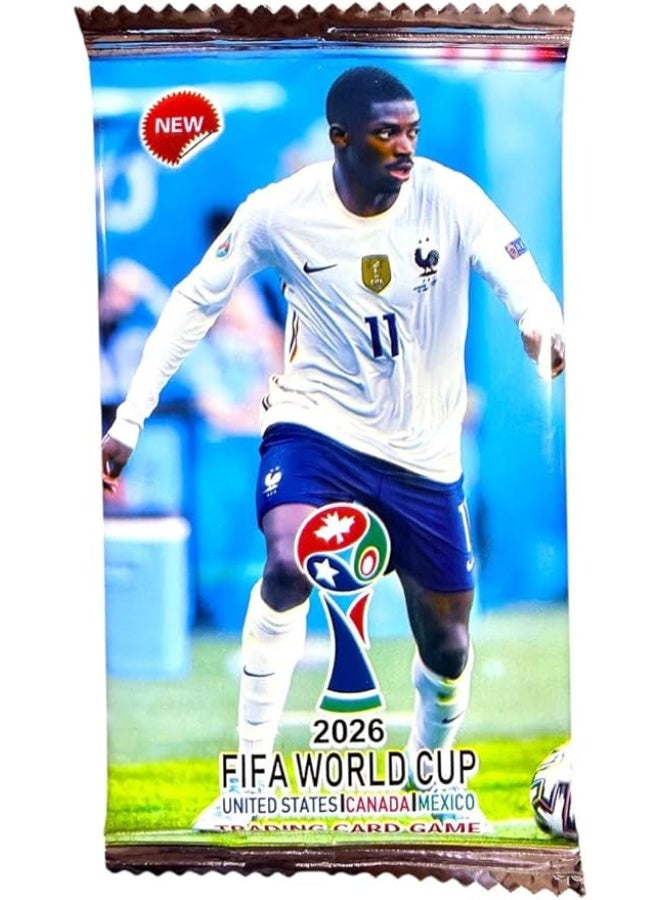 FIFA World Cup 2026 Trading Cards – Set of 24 Glossy Cards (3 Envelopes x 8 Cards) – USA, Mexico & Canada - Image 2